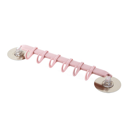 Hooks Strong Adhesive Hook Kitchen Wall Hanging Creative Bathroom Nail-free Seamless Rack Hanger Hook Shelves - JUCE
