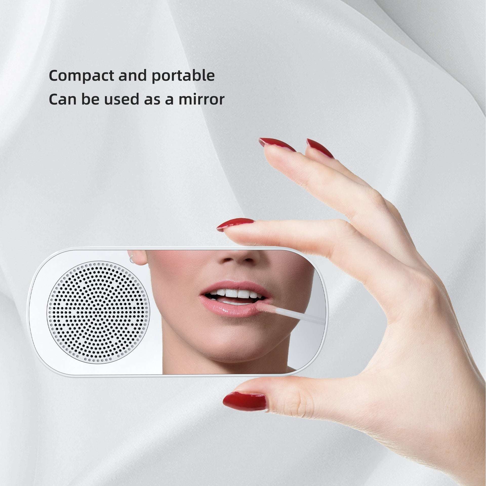 BT Music Alarm Clocks Mirror FM Radio LED Digital Clock 2 Alarm Snooze 24H Electronic Watch Dimming Table Phone Stand USB Clocks - JUCE