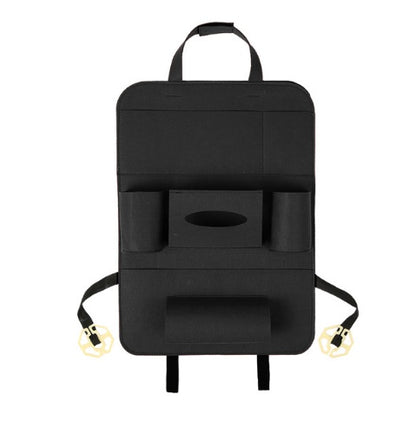 Auto Car Backseat Organizer Car-Styling Holder Multi-Pocket Seat Wool Felt Storage Multifunction Vehicle Accessories Bag - JUCE