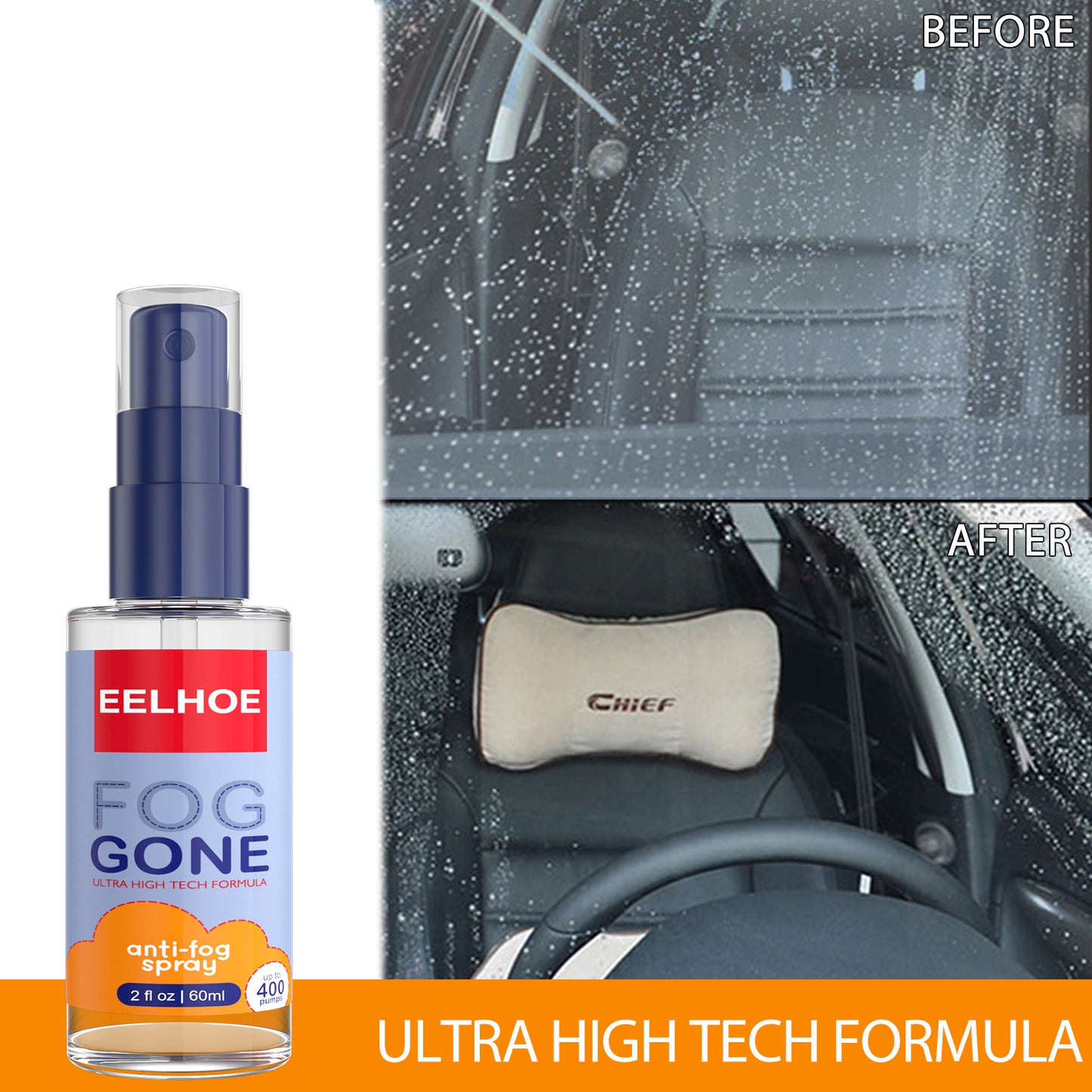 Automobile Lens Glasses Anti-fog Spray - JUCE