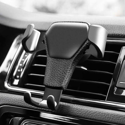 Car Phone Holder For Phone In Car Air Vent Mount Stand No Magnetic Mobile Phone Holder Universal Gravity Smartphone Cell Support - JUCE