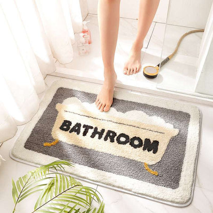 Bathroom Absorbent Floor Mats For Bathroom Non Slip Mats - JUCE
