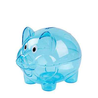 Piggy Cartoon Girl Piggy Bank Transparent Piggy Bank - JUCE