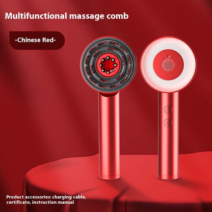 Plastic Scalp Massage Comb Red Light Hair Growth Device - JUCE