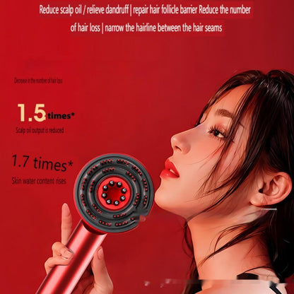 Plastic Scalp Massage Comb Red Light Hair Growth Device - JUCE