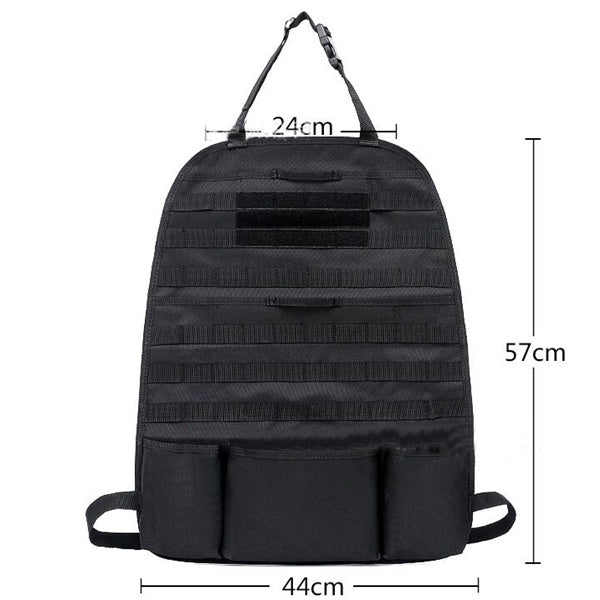 Multi-function Tactical Universal Car Back Seat Organizer Cover Bag - JUCE