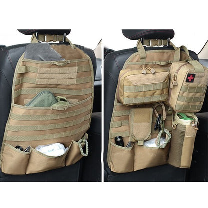 Multi-function Tactical Universal Car Back Seat Organizer Cover Bag - JUCE