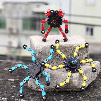 Deformed Fidget Spinner Chain Toys For Children Antistress Hand Spinner Vent Toys Stress Relief Sensory Gyro Gift - JUCE