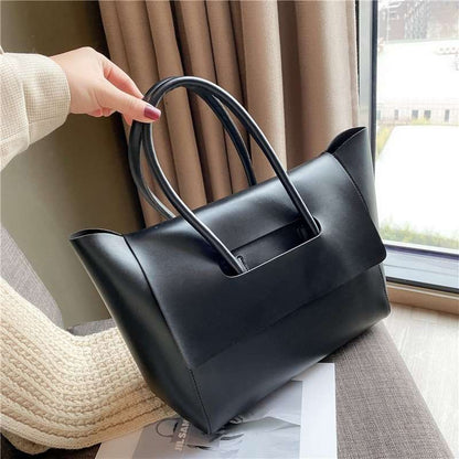 Fashion Women Shoulder Bags Large Capacity Handbags Simple Retro Tote Bags Solid Color Famous Brand High Quality Bags;{BUY THIS BAG AND GET AN 18K GOLD EARRING WORTH £30 FREE FREE FREE} - JUCE