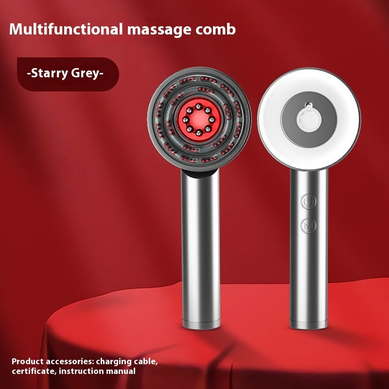 Plastic Scalp Massage Comb Red Light Hair Growth Device - JUCE