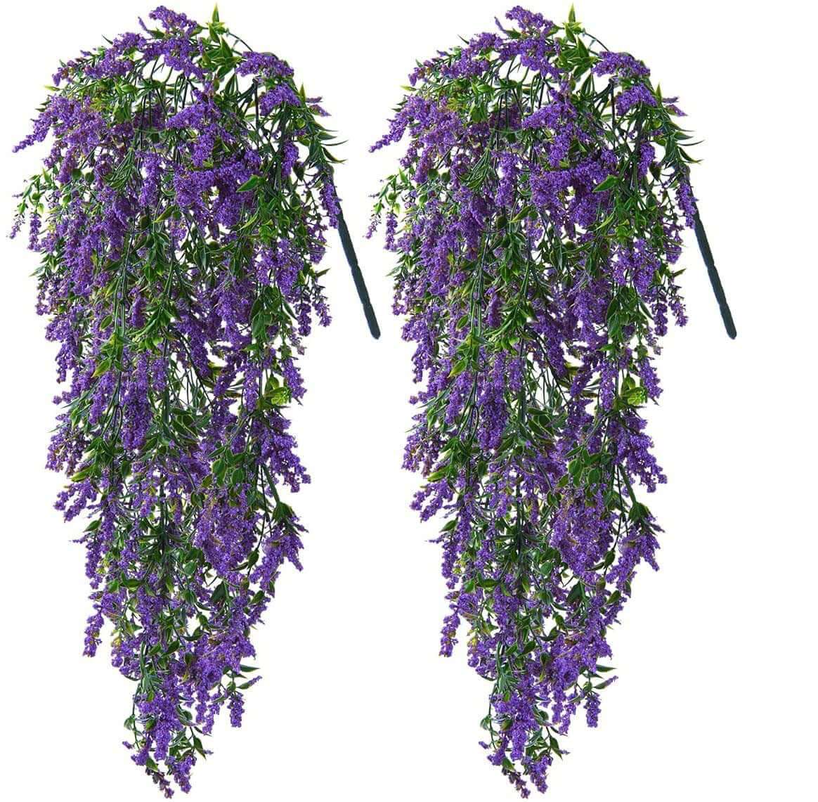 Simulation Wall Hanging Fake Flower Plastic Flowers Living Room Bunch Of Decorative Plants - JUCE