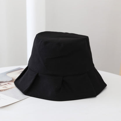 Women Sun Hats Female Summer Solid Bucket Hat Lady Pure Color Panama Cotton Outdoor Fisherman Hat - JUCE