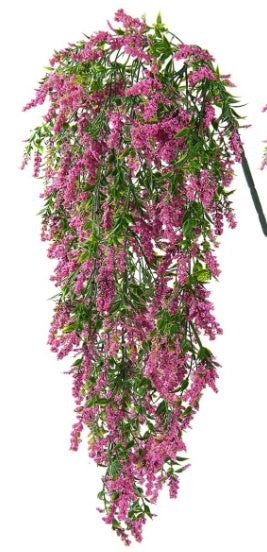 Simulation Wall Hanging Fake Flower Plastic Flowers Living Room Bunch Of Decorative Plants - JUCE