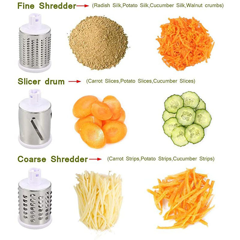 Kitchen Roller Vegetable Slicer Vertical Vegetable Cutter Rotary Grater Slicer For Fruit Vegetables And Nuts - JUCE