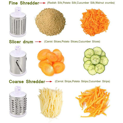 Kitchen Roller Vegetable Slicer Vertical Vegetable Cutter Rotary Grater Slicer For Fruit Vegetables And Nuts - JUCE