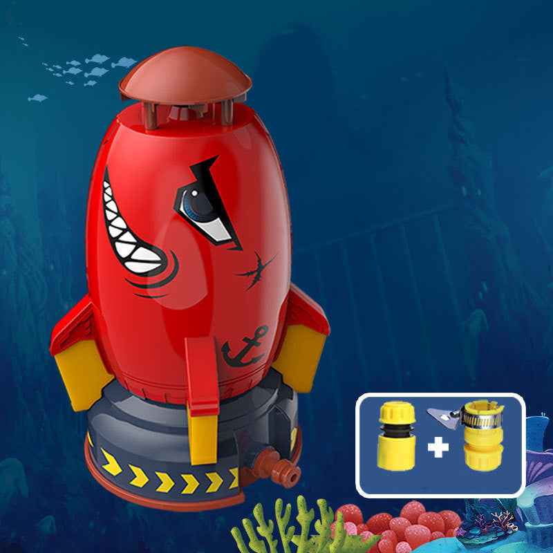 Rocket Launcher Toys Outdoor Rocket Water Pressure Lift Sprinkler Toy Fun Interaction In Garden Lawn Water Spray Toys For Kids Summer Gadgets - JUCE