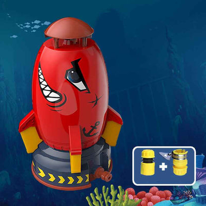 Rocket Launcher Toys Outdoor Rocket Water Pressure Lift Sprinkler Toy Fun Interaction In Garden Lawn Water Spray Toys For Kids Summer Gadgets - JUCE