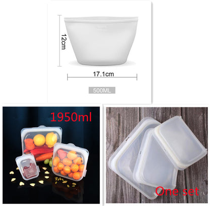 Silicone Food Storage Fresh-keeping Bag - JUCE