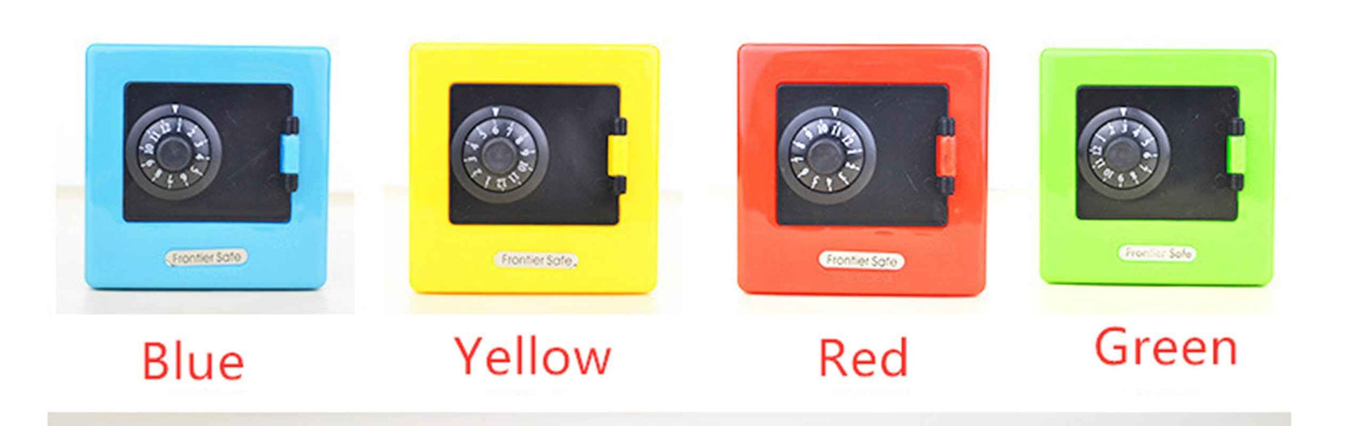 Plastic Piggy Bank Safe Box Shape Safe Coin Piggy Bank - JUCE