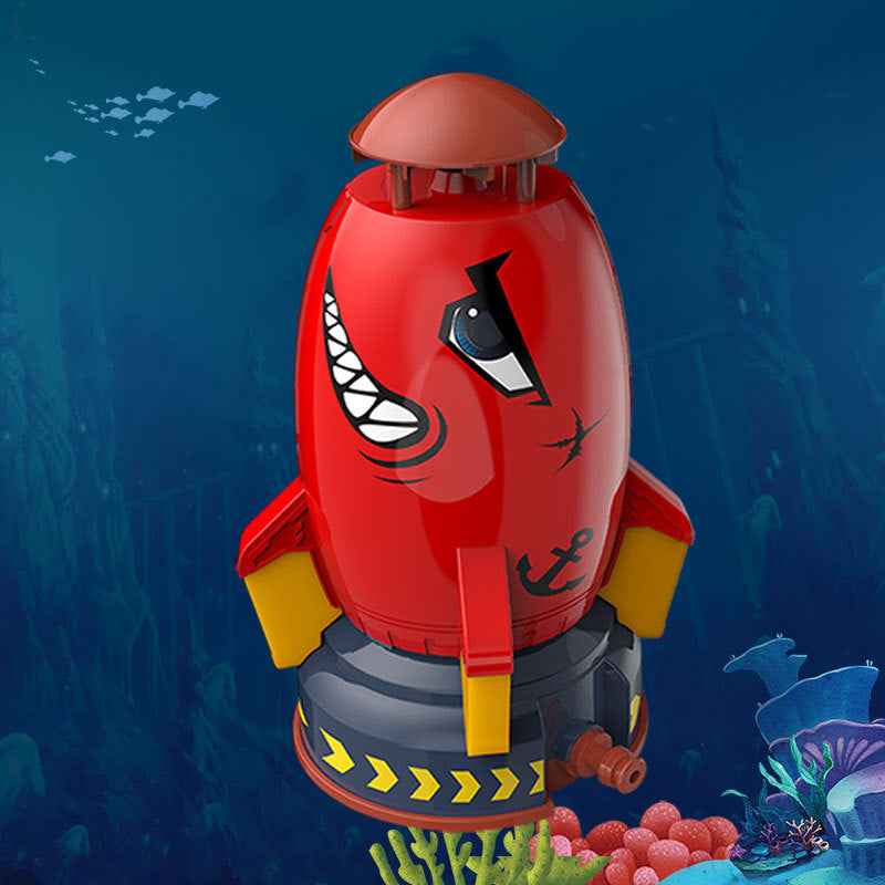 Rocket Launcher Toys Outdoor Rocket Water Pressure Lift Sprinkler Toy Fun Interaction In Garden Lawn Water Spray Toys For Kids Summer Gadgets - JUCE