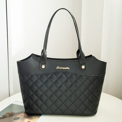 Rhombus Handbag Women Shopping Shoulder Crossbody Bags - JUCE