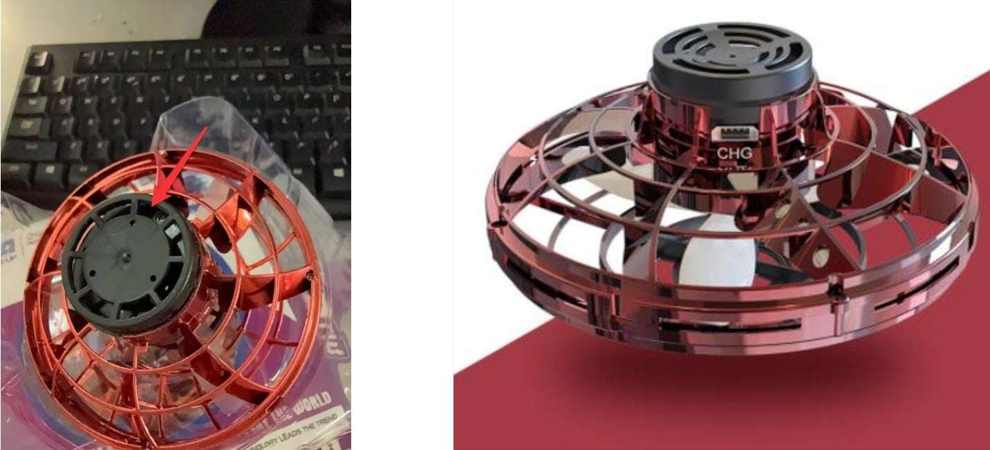 Rotating Flying GyroAircraft Induction Drone Toy - JUCE