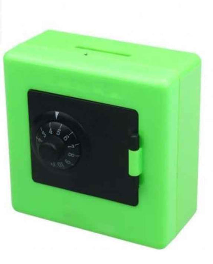 Plastic Piggy Bank Safe Box Shape Safe Coin Piggy Bank - JUCE