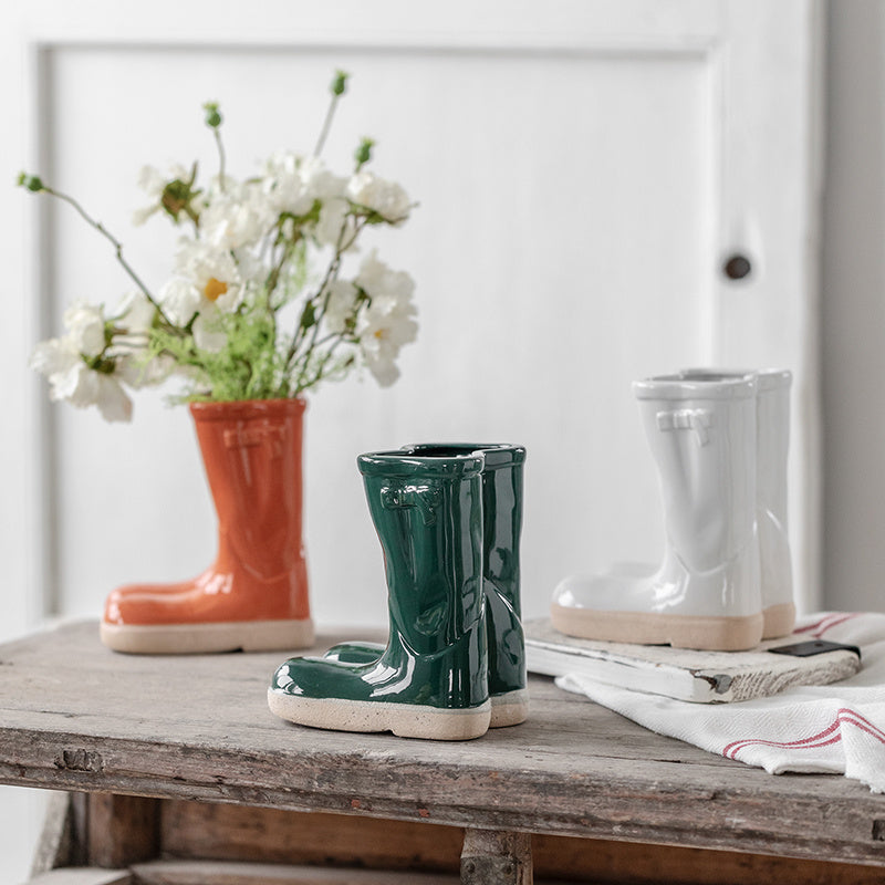 Ceramic Flowerpots And Vases Creative Simple Potted Ornaments - JUCE