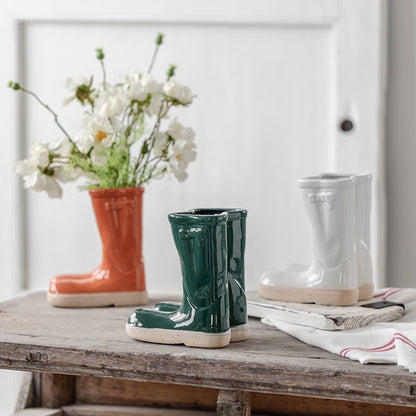 Ceramic Flowerpots And Vases Creative Simple Potted Ornaments - JUCE
