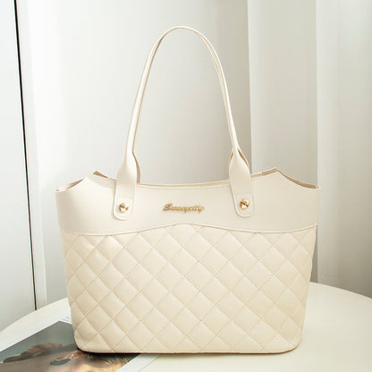 Rhombus Handbag Women Shopping Shoulder Crossbody Bags - JUCE