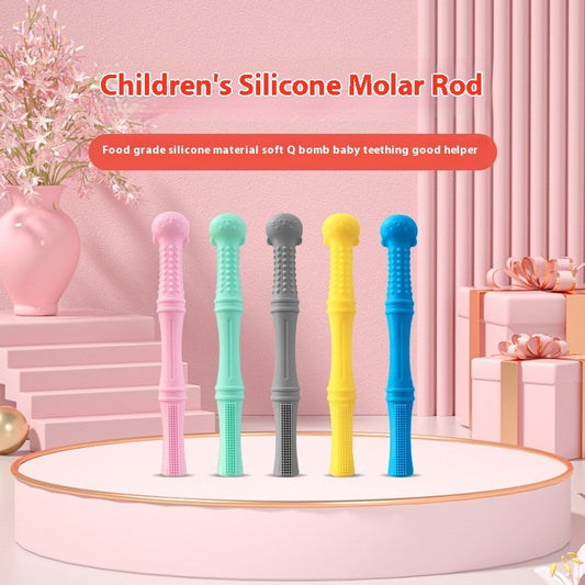 Silicone Baby Teething Stick Baby Teether Maternal And Child Supplies Teether