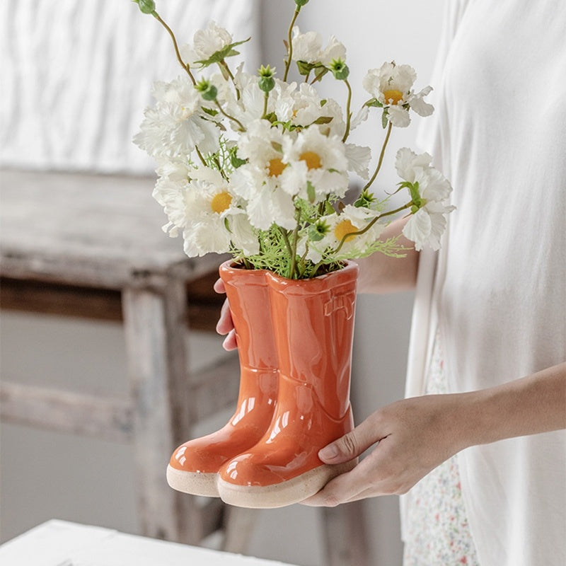 Ceramic Flowerpots And Vases Creative Simple Potted Ornaments - JUCE