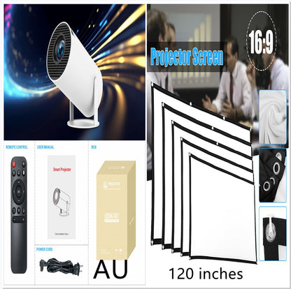 HY300 Pro Projector Home Theater Entertainment Portable Small Projector - JUCE