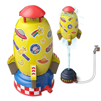 Rocket Launcher Toys Outdoor Rocket Water Pressure Lift Sprinkler Toy Fun Interaction In Garden Lawn Water Spray Toys For Kids Summer Gadgets - JUCE