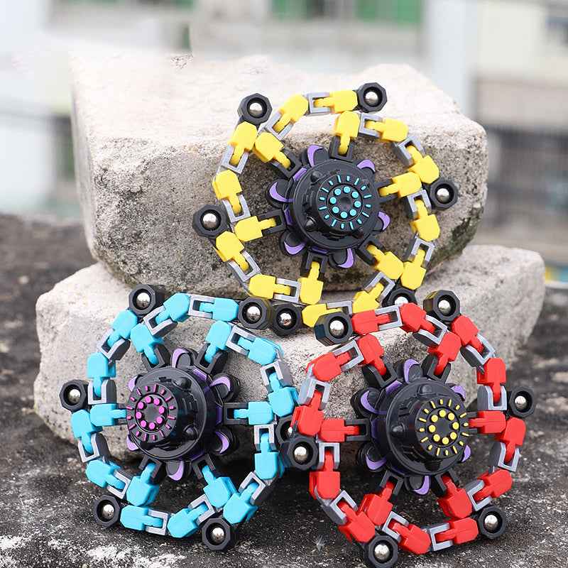 Deformed Fidget Spinner Chain Toys For Children Antistress Hand Spinner Vent Toys Stress Relief Sensory Gyro Gift - JUCE