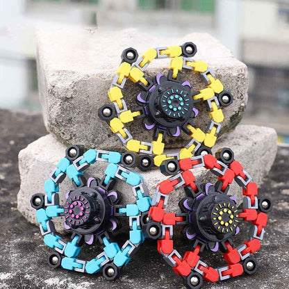 Deformed Fidget Spinner Chain Toys For Children Antistress Hand Spinner Vent Toys Stress Relief Sensory Gyro Gift - JUCE