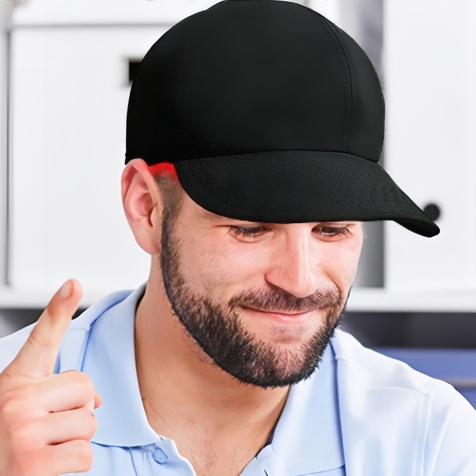Infrared Peaked Cap Hair Growth And Hair Care - JUCE