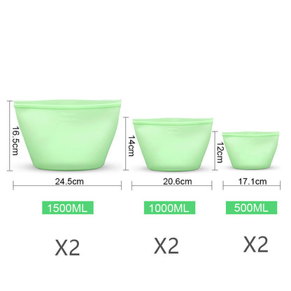 Silicone Food Storage Fresh-keeping Bag - JUCE