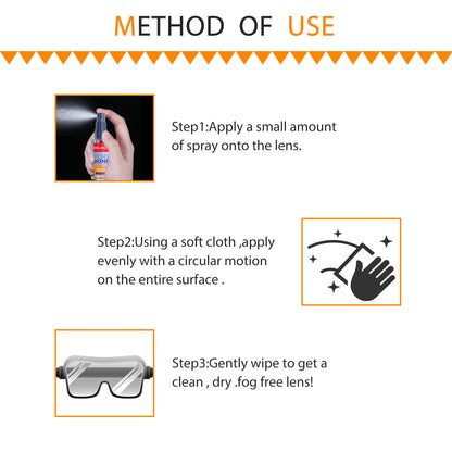 Automobile Lens Glasses Anti-fog Spray - JUCE