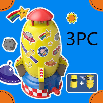 Rocket Launcher Toys Outdoor Rocket Water Pressure Lift Sprinkler Toy Fun Interaction In Garden Lawn Water Spray Toys For Kids Summer Gadgets - JUCE