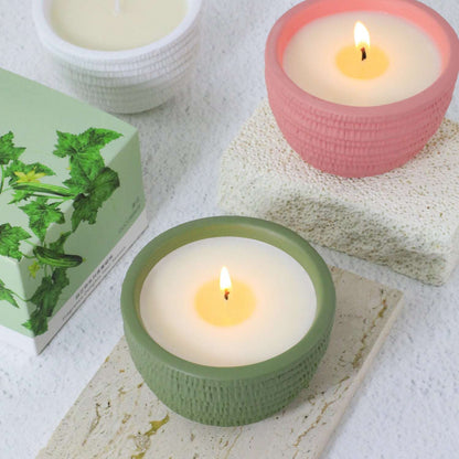1 00g Smokeless Scented Aromatic Candles Cement Cup Natural Soy Wax Scented Candles With Essential Oils Wedding Decorative Candle - JUCE