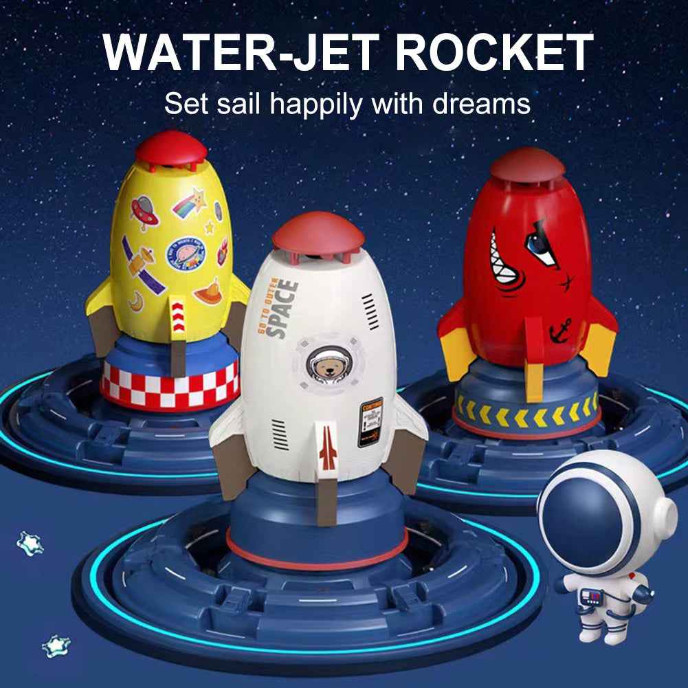 Rocket Launcher Toys Outdoor Rocket Water Pressure Lift Sprinkler Toy Fun Interaction In Garden Lawn Water Spray Toys For Kids Summer Gadgets - JUCE