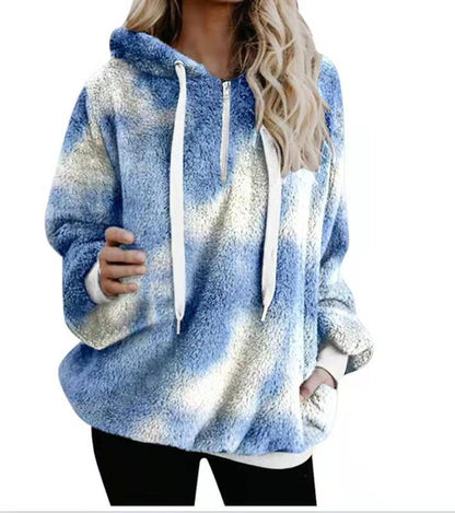 Reversible Tie-dye Hooded Sweatshirt - JUCE