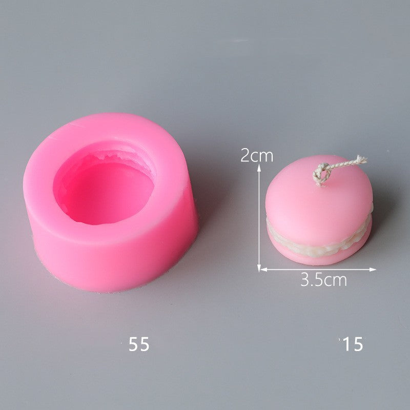 Macaron Color Scented Candle Mold Handmade Wax DIY Materials - JUCE