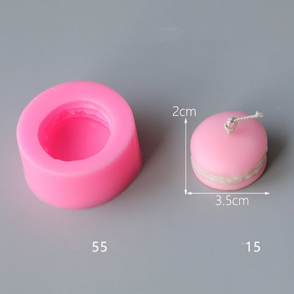Macaron Color Scented Candle Mold Handmade Wax DIY Materials - JUCE