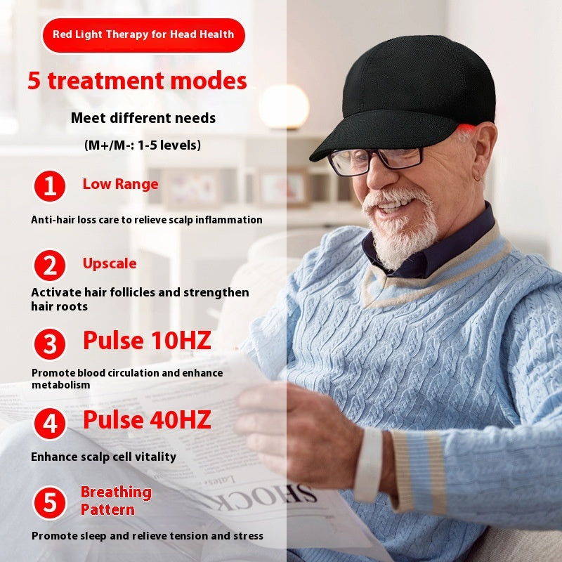 Infrared Peaked Cap Hair Growth And Hair Care - JUCE
