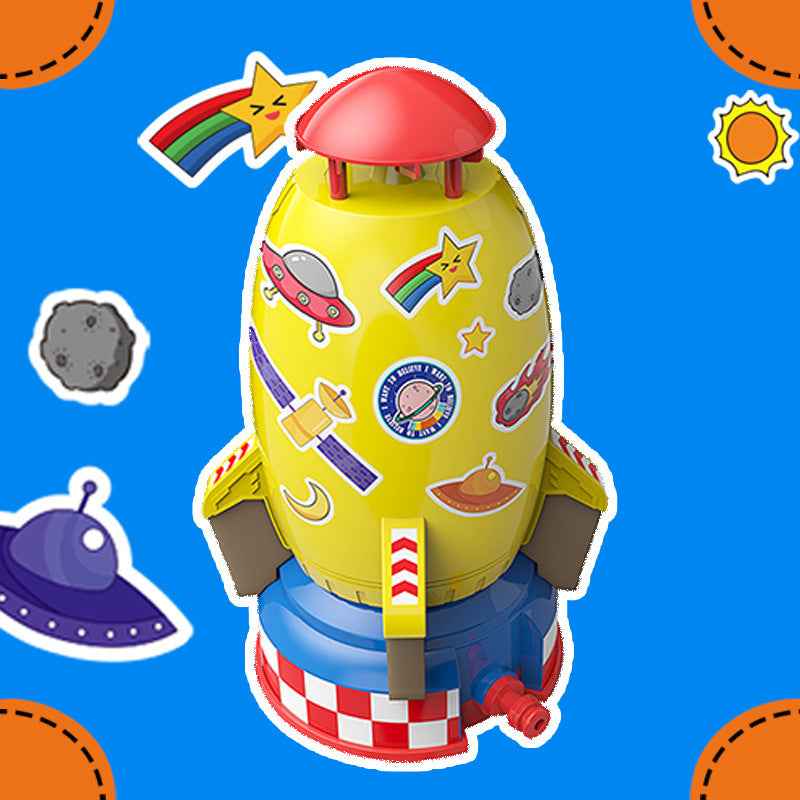 Rocket Launcher Toys Outdoor Rocket Water Pressure Lift Sprinkler Toy Fun Interaction In Garden Lawn Water Spray Toys For Kids Summer Gadgets - JUCE