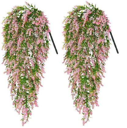 Simulation Wall Hanging Fake Flower Plastic Flowers Living Room Bunch Of Decorative Plants - JUCE