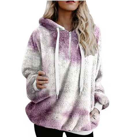 Reversible Tie-dye Hooded Sweatshirt - JUCE