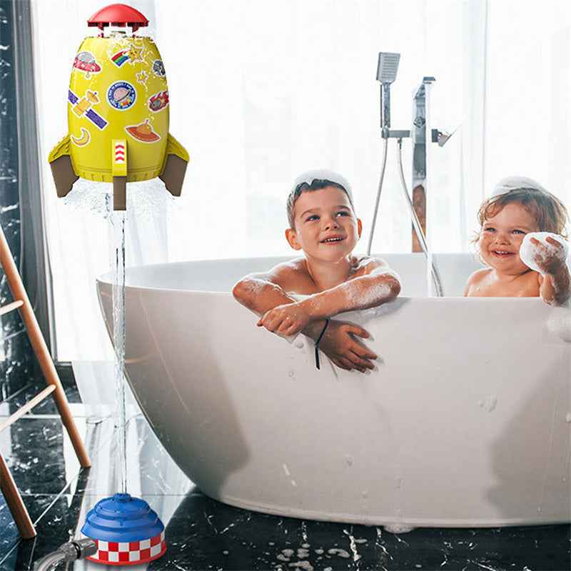 Rocket Launcher Toys Outdoor Rocket Water Pressure Lift Sprinkler Toy Fun Interaction In Garden Lawn Water Spray Toys For Kids Summer Gadgets - JUCE